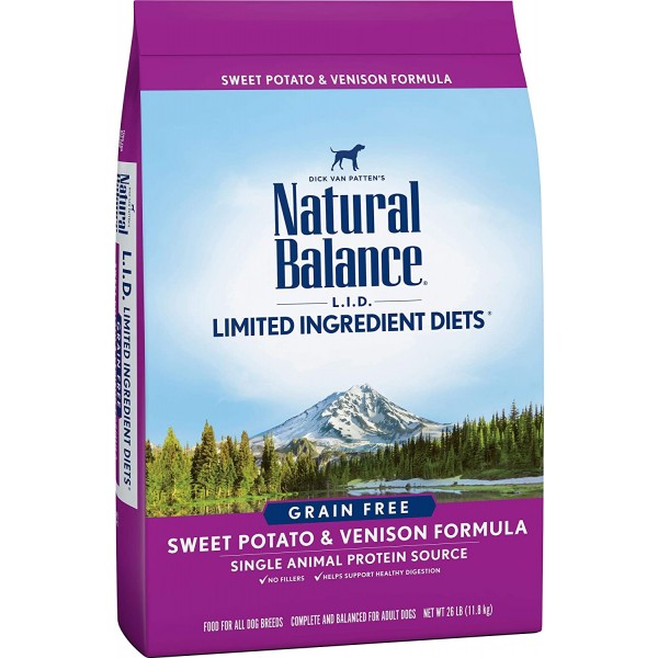 Natural Balance Sweet Potato and Venison Grain Free Limited Ingredient Diets